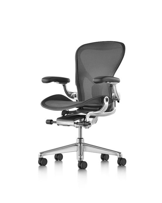 Aeron Remastered Graphite Polished